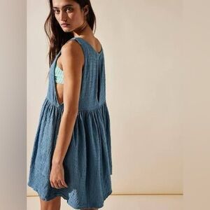 Free People Get Obsessed Sleeveless Babydoll Dress